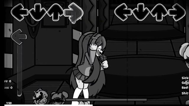 Friday Night Funkin Natsuki Vs Yuri (NeedleMouse Cover) Mod Android Port