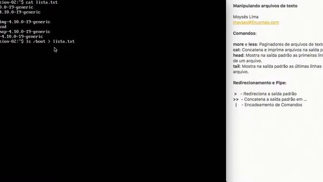 Manipulando arquivos de texto no Linux - Parte 1 смотреть онлайн