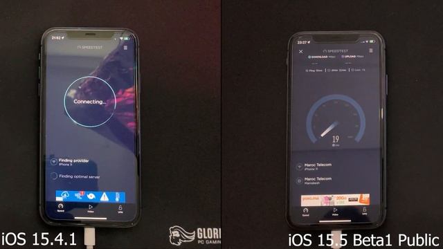 iPhone 11  | iOS 15.5 Public Beta 1 VS iOS 15.4.1 | BENCHMARK смотреть онлайн