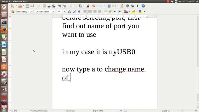 using minicom in Ubuntu смотреть онлайн