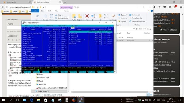 Putty and Midnight Commander on unRaid смотреть онлайн