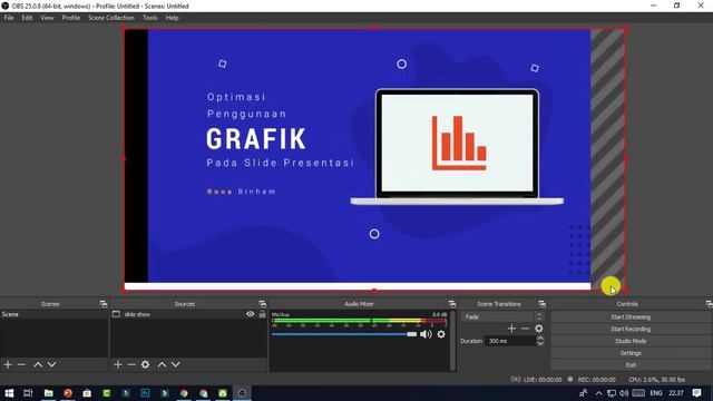 Cara Gampang Membuat Video pembelajaran (Presentasi Slideshow) Dengan OBS смотреть онлайн