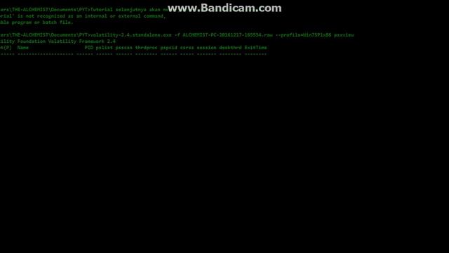 [MEMORY FORENSIC] Plugin psxview pada Volatility смотреть онлайн