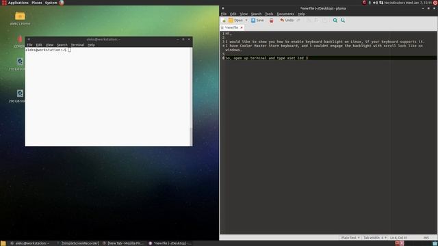Linux tutorial - turn on keyboard backlight смотреть онлайн