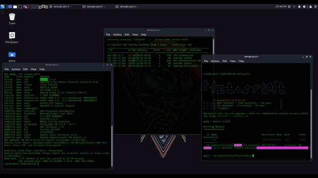 Metasploit (Penetration Testing) Kali Linux - PART 1 смотреть онлайн