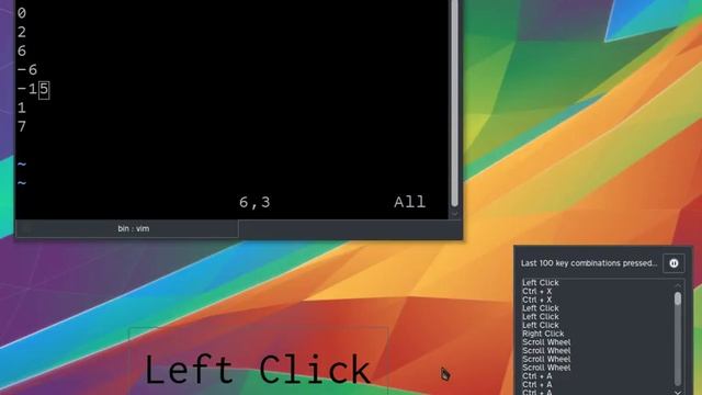 QKeysOnScreen demo - Show your keypresses on the screen (Keypose/QiPress/KeyCentr for Linux) смотреть онлайн
