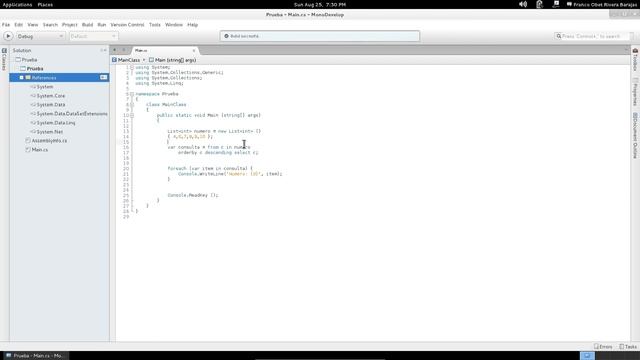monodevelop en linux смотреть онлайн