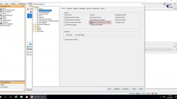 #Commvault - Reports - CommServe - CommCell Configuration (Part-01)