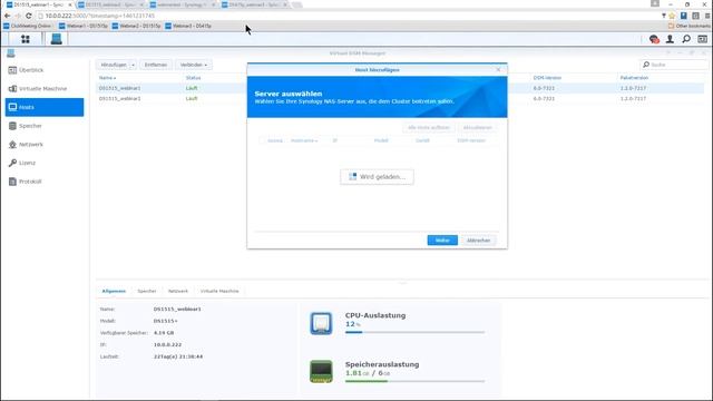 Virtualisierung des DSM Betriebssystems - Synology Webinar смотреть онлайн