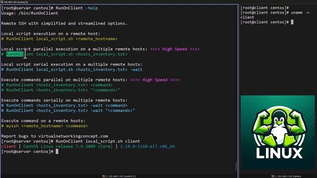 Linux SSH Remote Task Automation #myssh #RunOnClient #vnclinux смотреть онлайн