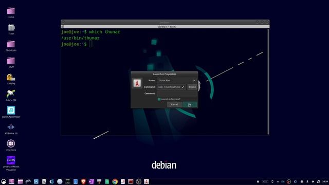 Create Launcher To Run Thunar As Root On Cinnamon Desktop смотреть онлайн