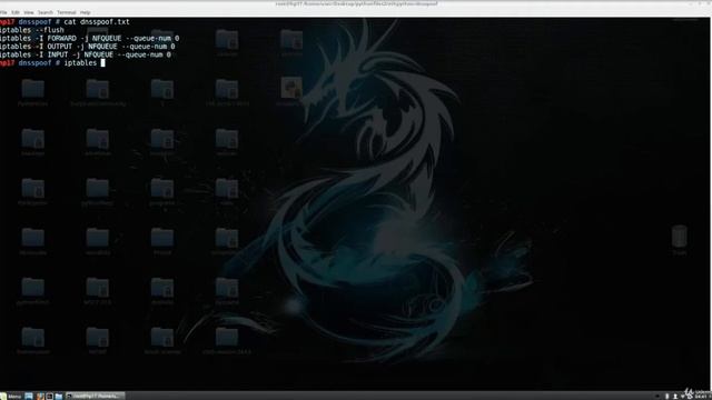 L42 (#6) Setting IP table rules and running DNS spoofer смотреть онлайн