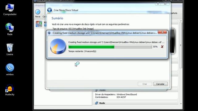 # 05 video criando maquina virtual para instalar o linux debian 6 modo texto смотреть онлайн