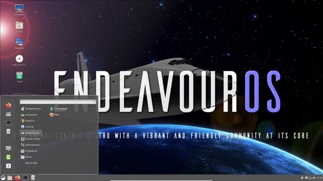 Booting EndeavourOS - Cinnamon and Gnome desktops смотреть онлайн