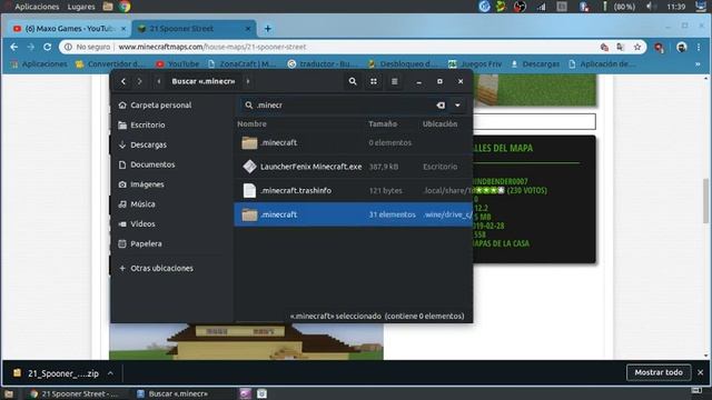 como descargar mapas para minecraft cualquier versión en ubuntu linux/es fácil y rápido/ смотреть онлайн