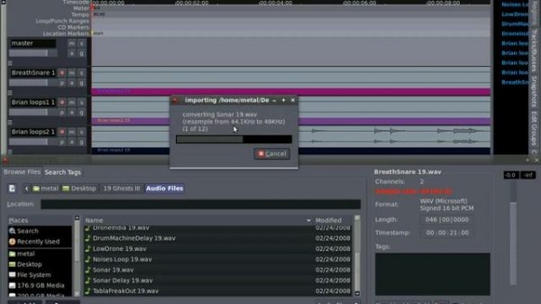 Ardour - Music Editing in Linux - Part #3