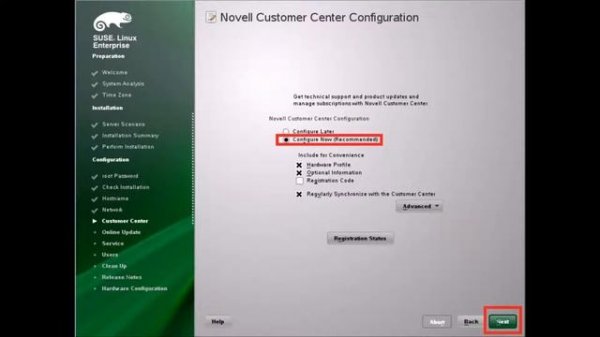 Installing suse linux enterprise server 11