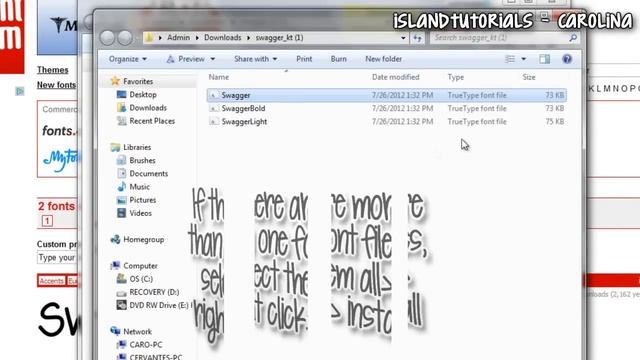 How to: Install Fonts (google chrome way) смотреть онлайн