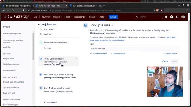 Jira Cloud Automation - Count number of issue in JQL смотреть онлайн