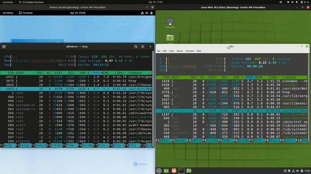 Fedora 36 vs Linux Mint 20.3 RAM смотреть онлайн
