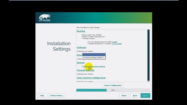 OpenSUSE installation on VMware смотреть онлайн