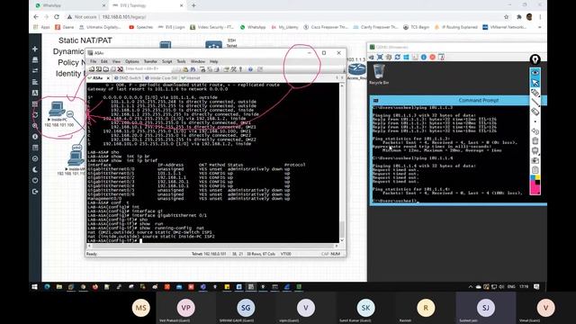ASA NAT PAT TRACE ROUTE NETSTAT смотреть онлайн