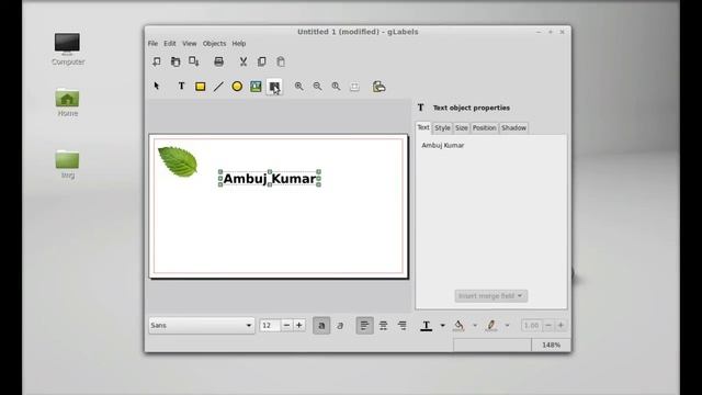 gLabels : Create labels, business cards & media covers in Linux Mint (Ubuntu) смотреть онлайн