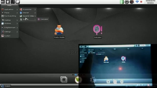 Enlightenment Desktop on Linux Tablet PC Demo - No Audio смотреть онлайн