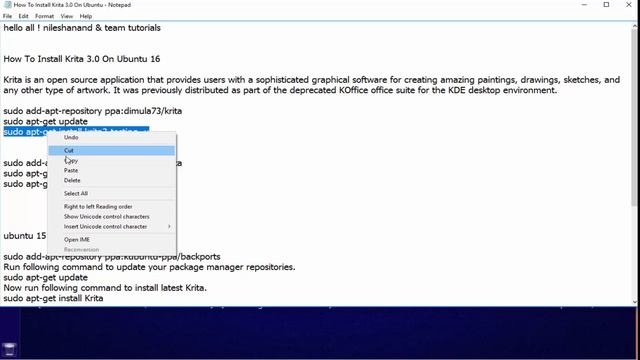 How To Install Krita 3.0 On Ubuntu 16 смотреть онлайн