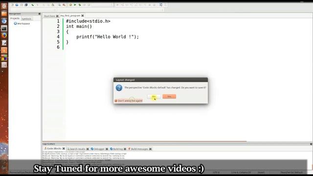Install Codeblocks in Ubuntu | Indian | English | VMware смотреть онлайн