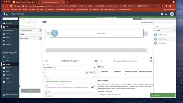 Gravitee.io - Policies - Validate Request Policy смотреть онлайн