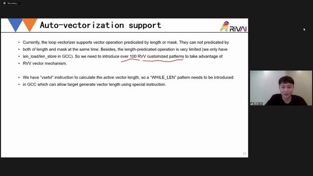GCC Intrinsic & Auto-Vectorization for RISC-V Vector Extension - GNU Tools Cauldron 2022 смотреть онлайн