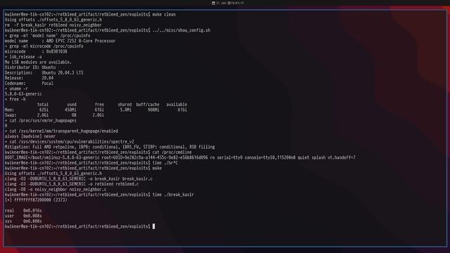 RETBleed: Leaking root password hash from /etc/shadow смотреть онлайн