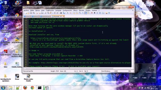 Grabando el escritorio de windows con ffmpeg смотреть онлайн