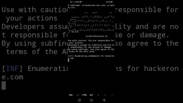 [Termux] How To Find Subdomain Using Termux How To Install Subfinder Tool