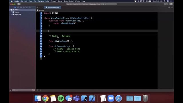 Swift Documentation, DocStrings, & Markers (Xcode 12, iOS 2020) - iOS Development смотреть онлайн