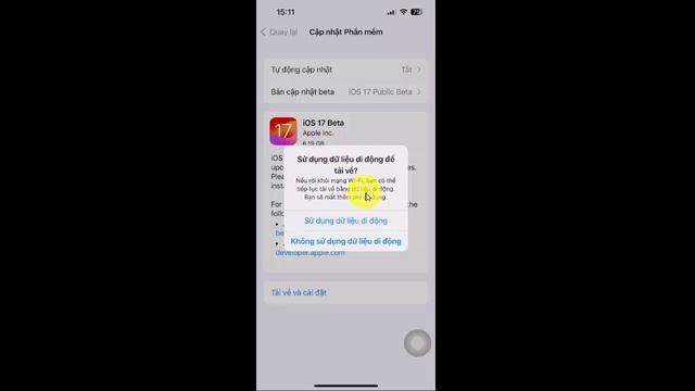 📱 Hướng dẫn cập nhật iPhone lên iOS 17 Public Beta (bản Beta công khai đầu tiên) смотреть онлайн