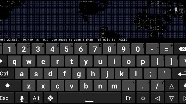 See World map in termux... смотреть онлайн