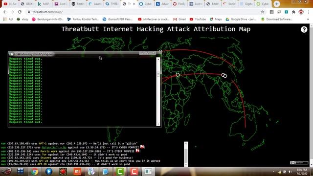 TOP 15 LIVE CYBER ATTACK MAPS смотреть онлайн