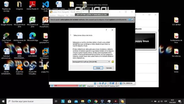 Como instalar Puppy LInux en Virtualbox. смотреть онлайн