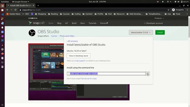 Install latest OBS Studio on Ubuntu Linux | OBS Tutorial смотреть онлайн