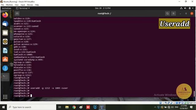 Useradd and Groupadd Command in linux | Usermod Command in Linux смотреть онлайн