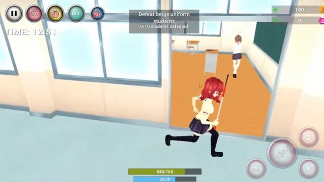 Anime High School Simulator - Gameplay Walkthrough Part 1 (iOS, Android) смотреть онлайн