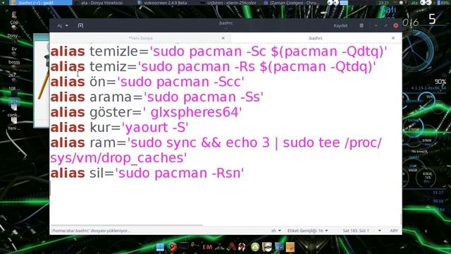 conky ve Screenfetch kurulumu смотреть онлайн