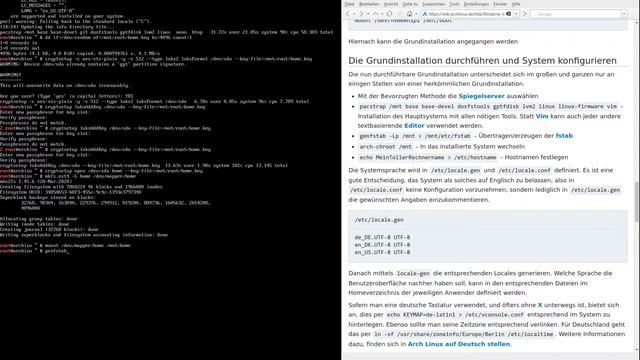 Grundinstallation Arch Linux (Stand: 01-2021) смотреть онлайн