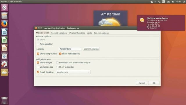How to install My Weather Indicator with Desktop Widget in Ubuntu смотреть онлайн