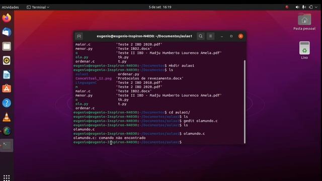 GCC - Criar executavél de C no ubuntu смотреть онлайн
