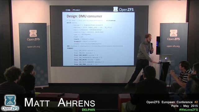 Matt Ahrens - Send&Receive - OpenZFS European Conference 2015 смотреть онлайн