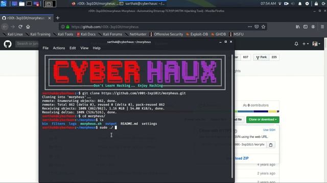 How to install and use morpheus tool in Kali Linux 2020.2 смотреть онлайн
