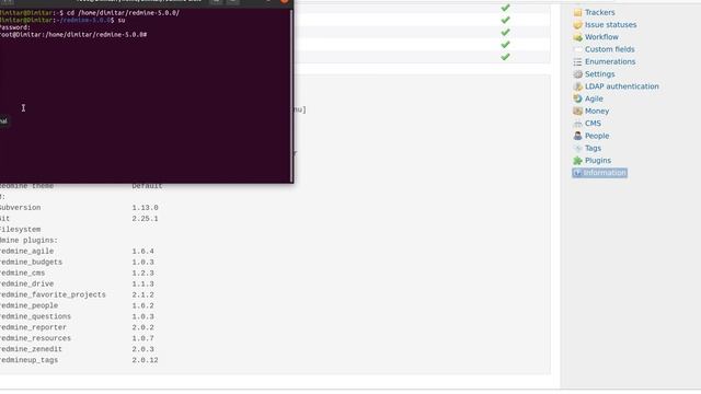 Installing the Contacts (CRM) plugin of Redmine (Linux OS) смотреть онлайн